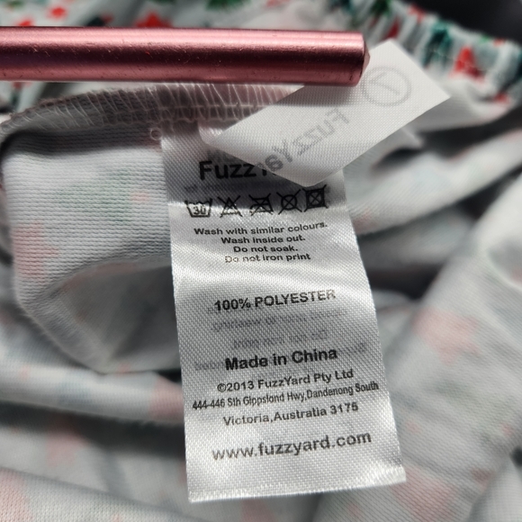 NwoT Size 7 XXXL Howlidays Green & Red Christmas TreePatterns Dog SnapUp Pajamas - Picture 8 of 10